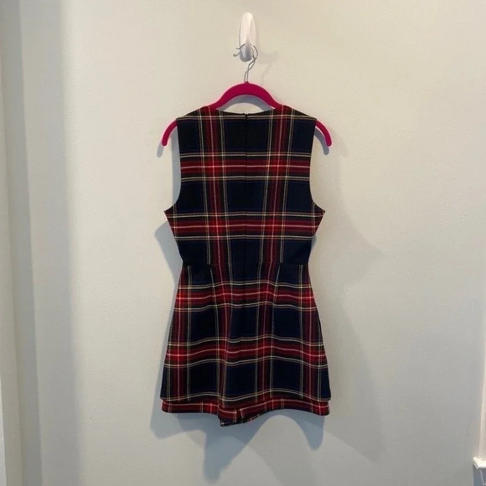 Maje Iris tartan plaid jumpsuit romper FR 36(US 4) - Picture 7 of 7